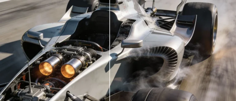 Что сильнее влияет на скорость болида F1: двигатель или аэродинамика