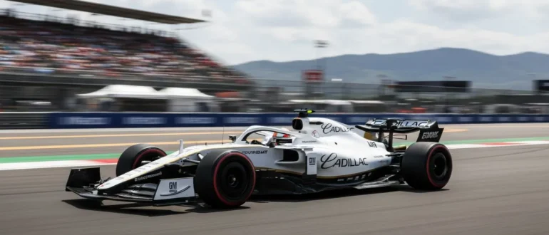 Cadillac впервые обкатила свой болид Формулы 1 на трассе
