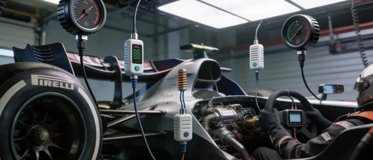 Как работают датчики в болиде F1: что измеряют и зачем это нужно