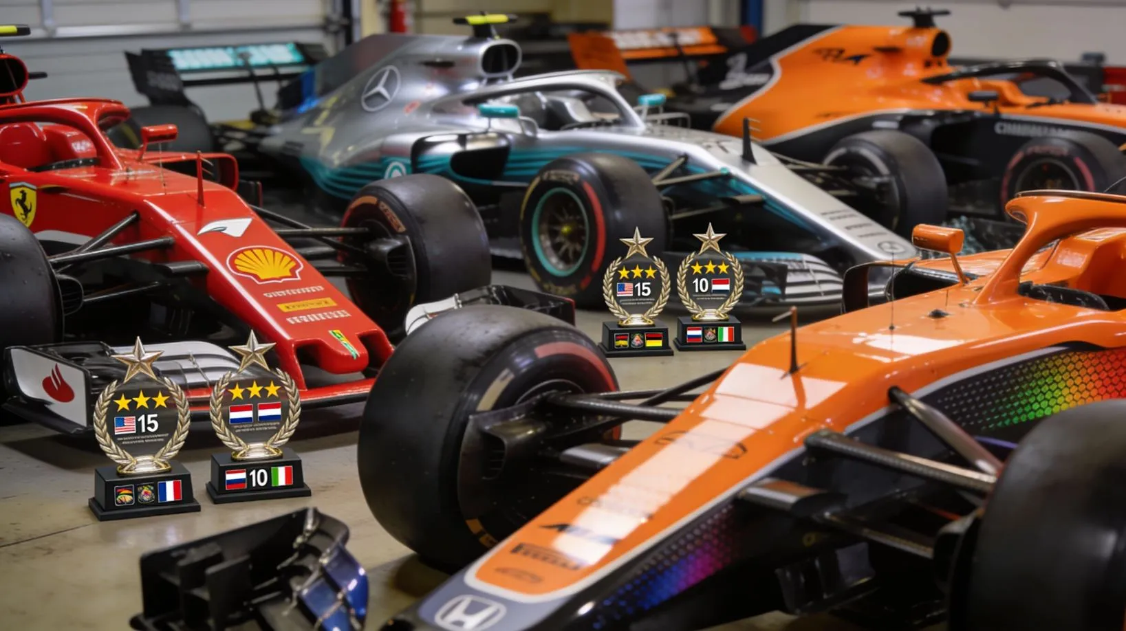 Команды Формулы 1: рекорды по титулам и победам
