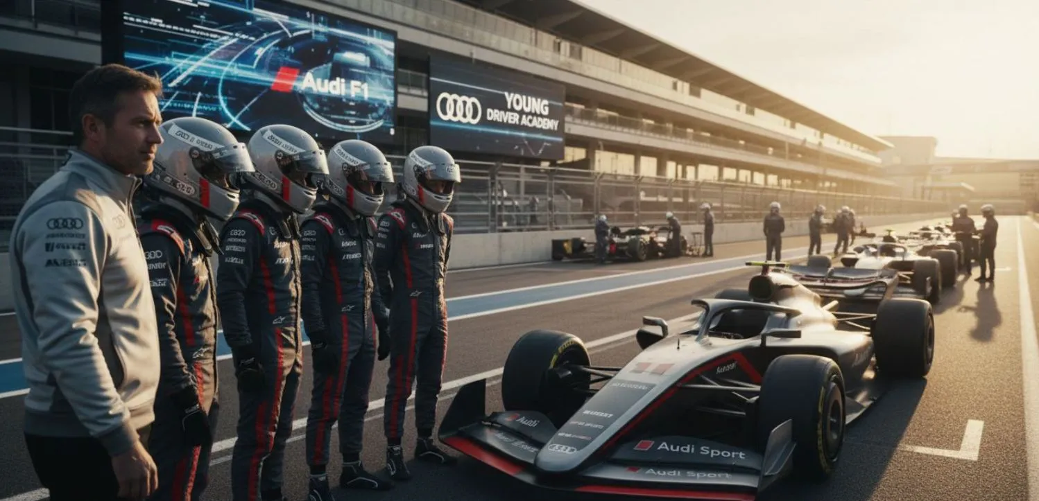 Audi F1 запускает программу для молодых пилотов