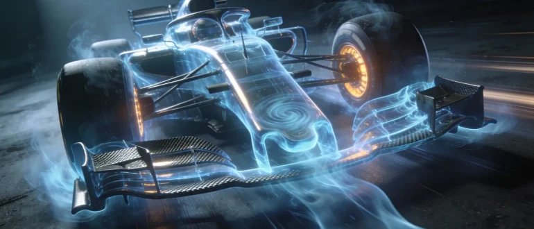 Аэродинамика болида F1: прижимная сила и почему она важнее мощности